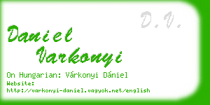 daniel varkonyi business card